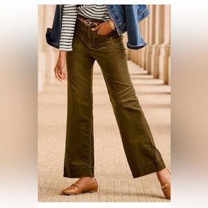Talbots Olive Green Corduroy Pants Size 10